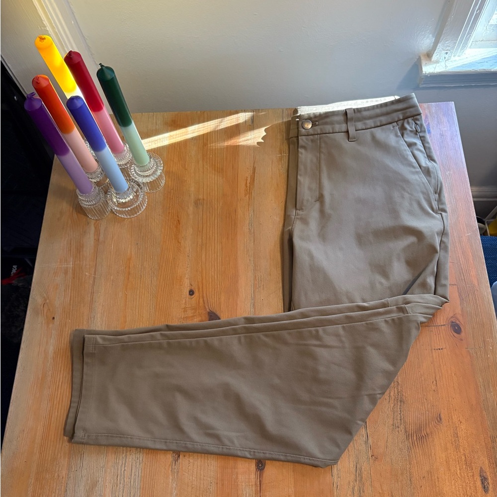lululemon athletica Men's Tan Commuter Pants